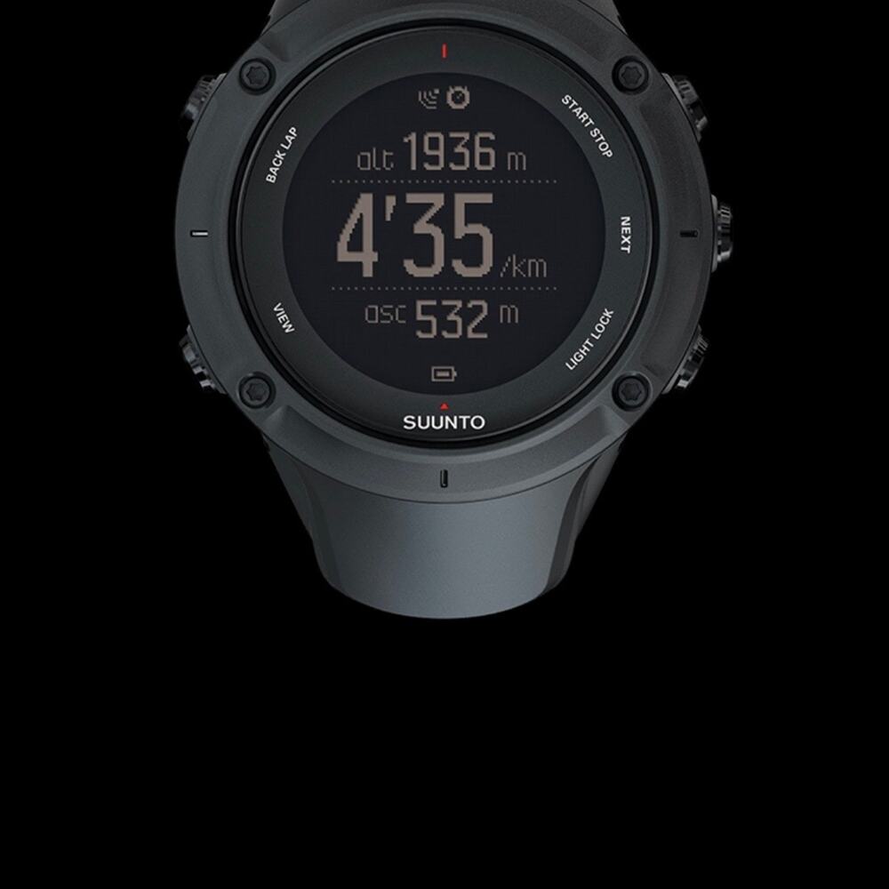 Suunto Ambit3 Peak Black GPS Multisport Watch OW143 + Charger